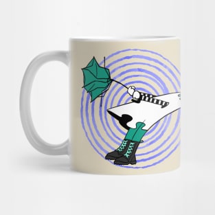 Ghost caught in a typhoon Mug